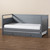 Cintia Cottage Farmhouse Grey Finished Wood Twin Size Daybed With Trundle Cintia-Grey-Daybed-T