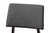 Colton Mid-Century Modern Dark Gray Fabric Upholstered And Walnut-Finished Wood Bar Stool Set Of 2 Colton-Dark Grey-BS