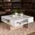 Rasa Modern And Contemporary Two-Tone White And Oak Finished Wood Coffee Table CT8004-White/Oak-CT
