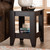 Audra Modern And Contemporary Dark Brown Finished Wood End Table ET8000-Wenge-ET