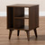 Sami Mid-Century Modern Walnut Finished Wood End Table ET8001-Columbia Walnut-ET