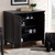 Coolidge Modern And Contemporary Dark Grey Finished 4-Shelf Wood Shoe Storage Cabinet FP-01LV-Dark Grey
