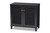 Coolidge Modern And Contemporary Dark Grey Finished 4-Shelf Wood Shoe Storage Cabinet FP-01LV-Dark Grey