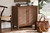 Coolidge Modern And Contemporary Walnut Finished 4-Shelf Wood Shoe Storage Cabinet FP-01LV-Walnut
