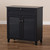 Coolidge Modern And Contemporary Dark Grey Finished 4-Shelf Wood Shoe Storage Cabinet With Drawer FP-02LV-Dark Grey