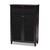 Coolidge Modern And Contemporary Dark Grey Finished 5-Shelf Wood Shoe Storage Cabinet With Drawer FP-03LV-Dark Grey