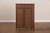 Coolidge Modern And Contemporary Walnut Finished 5-Shelf Wood Shoe Storage Cabinet With Drawer FP-03LV-Walnut