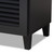 Coolidge Modern And Contemporary Dark Grey Finished 11-Shelf Wood Shoe Storage Cabinet With Drawer FP-05LV-Dark Grey