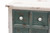 Angeline Antique French Country Cottage Distressed White And Teal Finished Wood 5-Drawer Storage Cabinet HY2AB040-White-Cabinet