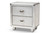 Davet French Industrial Silver Metal 2-Drawer Nightstand JY17B170-Silver-NS