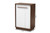Mette Mid-Century Modern Two-Tone White And Walnut Finished 5-Shelf Wood Entryway Shoe Cabinet LV3SC3150WI-Columbia/White-Shoe Cabinet