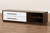 Mette Mid-Century Modern Two-Tone White And Walnut Finished 4-Drawer Wood Tv Stand LV3TV3120WI-Columbia/White-TV
