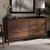 Lena Mid-Century Modern Walnut Brown Finished 6-Drawer Wood Dresser LV4COD4231WI-Columbia-6DW-Dresser