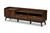 Lena Mid-Century Modern Walnut Brown Finished 2-Drawer Wood Tv Stand LV4TV4130WI-Columbia-TV