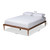 Iseline Modern And Contemporary Walnut Brown Finished Wood Full Size Platform Bed Frame MG0001-Ash Walnut-Full