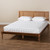 Romy Vintage French Inspired Ash Wanut Finished Wood And Synthetic Rattan Full Size Platform Bed MG0005-Ash Walnut Rattan-Full