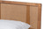 Romy Vintage French Inspired Ash Wanut Finished Wood And Synthetic Rattan Full Size Platform Bed MG0005-Ash Walnut Rattan-Full