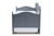 Mara Cottage Farmhouse Grey Finished Wood Twin Size Daybed With Roll-Out Trundle Bed MG0030-Grey-Daybed