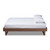 Liliya Mid-Century Modern Walnut Brown Finished Wood Full Size Platform Bed Frame MG97043-Ash Walnut-Bed Frame-Full