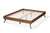 Lissette Mid-Century Modern Walnut Brown Finished Wood Full Size Platform Bed Frame MG9704-Ash Walnut-Bed Frame-Full