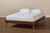 Lissette Mid-Century Modern Walnut Brown Finished Wood Full Size Platform Bed Frame MG9704-Ash Walnut-Bed Frame-Full