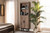 Arend Modern And Contemporary Two-Tone Oak And Ebony Wood 2-Door Bookcase MH1193-Safari Oak/Ebony-Bookcase