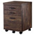 25.25" Particle Board And Mdf Filing Cabinet With 3 Drawers (333501)