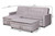 Noa Modern And Contemporary Light Grey Fabric Upholstered Left Facing Storage Sectional Sleeper Sofa With Ottoman R615-Light Grey-LFC