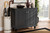 Winda Modern And Contemporary Dark Gray 2-Door Wooden Entryway Shoe Storage Cabinet SC864572 B-Dark Grey-Shoe Cabinet
