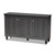 Winda Modern And Contemporary Dark Gray 3-Door Wooden Entryway Shoe Storage Cabinet SC864573 B-Dark Grey-Shoe Cabinet