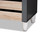 Gisela Modern And Contemporary Two-Tone Oak And Dark Gray 3-Door Shoe Storage Cabinet SC865513M-Sonama Oak/Dark Grey-Shoe Cabinet