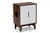 Romy Mid-Century Modern Two-Tone Walnut Brown And White Finished 2-Door Wood Cat Litter Box Cover House Sechc150011Wi-Columbia/White-Cat House SECHC150011WI-Columbia/White-Cat House By Baxton Studio