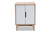 Romy Mid-Century Modern Two-Tone Oak And White Finished 2-Door Wood Cat Litter Box Cover House Sechc150011Wi-Hana Oak/White-Cat House SECHC150011WI-Hana Oak/White-Cat House By Baxton Studio