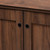Cormier Mid-Century Modern Walnut Brown Finished 2-Door Wood Entryway Shoe Storage Cabinet SESC7003-Columbia-Shoe Cabinet