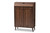 Cormier Mid-Century Modern Walnut Brown Finished 2-Door Wood Entryway Shoe Storage Cabinet SESC7003-Columbia-Shoe Cabinet