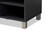 Shirley Modern And Contemporary Dark Grey Finished 2-Door Wood Shoe Storage Cabinet With Open Shelves SR-002-Dark Grey
