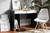 Reed Mid-Century Modern 2-Drawer Multicolor Wood Computer Desk ST8001-Oak/Grey/White-Desk