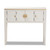 Aiko Classic And Traditional Japanese-Inspired Off-White Finished 4-Door Wood Console Table TOK3-Console