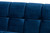 Loreto Glam And Luxe Navy Blue Velvet Fabric Upholstered Brushed Gold Finished Sofa TSF-5506-Navy/Gold-SF