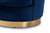 Nevena Glam Royal Blue Velvet Fabric Upholstered Gold-Finished Sofa TSF5510-Dark Royal Blue/Gold-SF