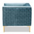 Seraphin Glam And Luxe Light Blue Velvet Fabric Upholstered Gold Finished Armchair TSF-6625-Light Blue/Gold-CC