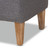 Perret Modern And Contemporary Gray Linen Fabric Upholstered Oak Brown Finished Wood Bench TSF7739-Grey/Natural Oak-Bench