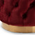 Valeria Glam Burgundy Red Velvet Fabric Upholstered Gold-Finished Button Tufted Ottoman TSFOT030-Burgundy/Gold-Otto