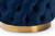 Valeria Glam Royal Blue Velvet Fabric Upholstered Gold-Finished Button Tufted Ottoman TSFOT030-Dark Royal Blue/Gold-Otto