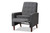 Grey Fabric Upholstered Lounge Chair 1705-Gray