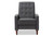 Grey Fabric Upholstered Lounge Chair 1705-Gray