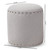 Light Grey Fabric Upholstered Nail Trim Ottoman 1708-Light Gray