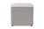 Light Grey Fabric Upholstered Ottoman 1709-Light Gray