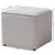 Light Grey Fabric Upholstered Ottoman 1709-Light Gray