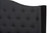 Charcoal Grey Fabric Upholstered Full Size Bed